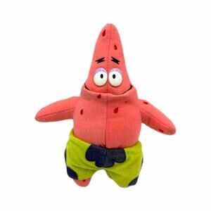 Vintage SpongeBob SquarePants Patrick Star 7” Plush Toy
